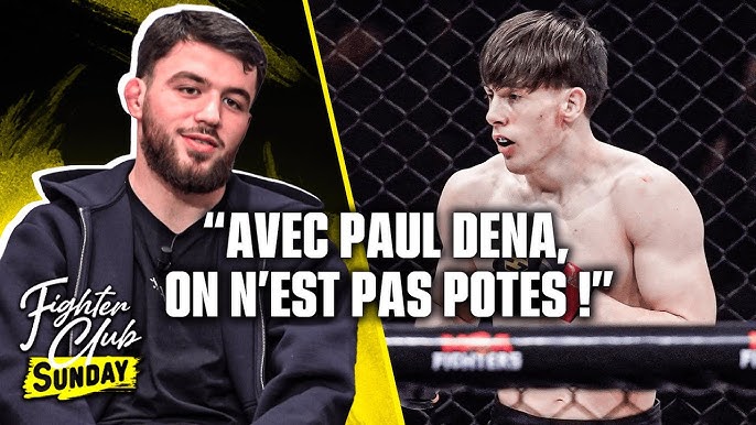 Anzor défie Paul Dena - MMA Fighters show - les deux combattants se toisent avant Hexagone 45