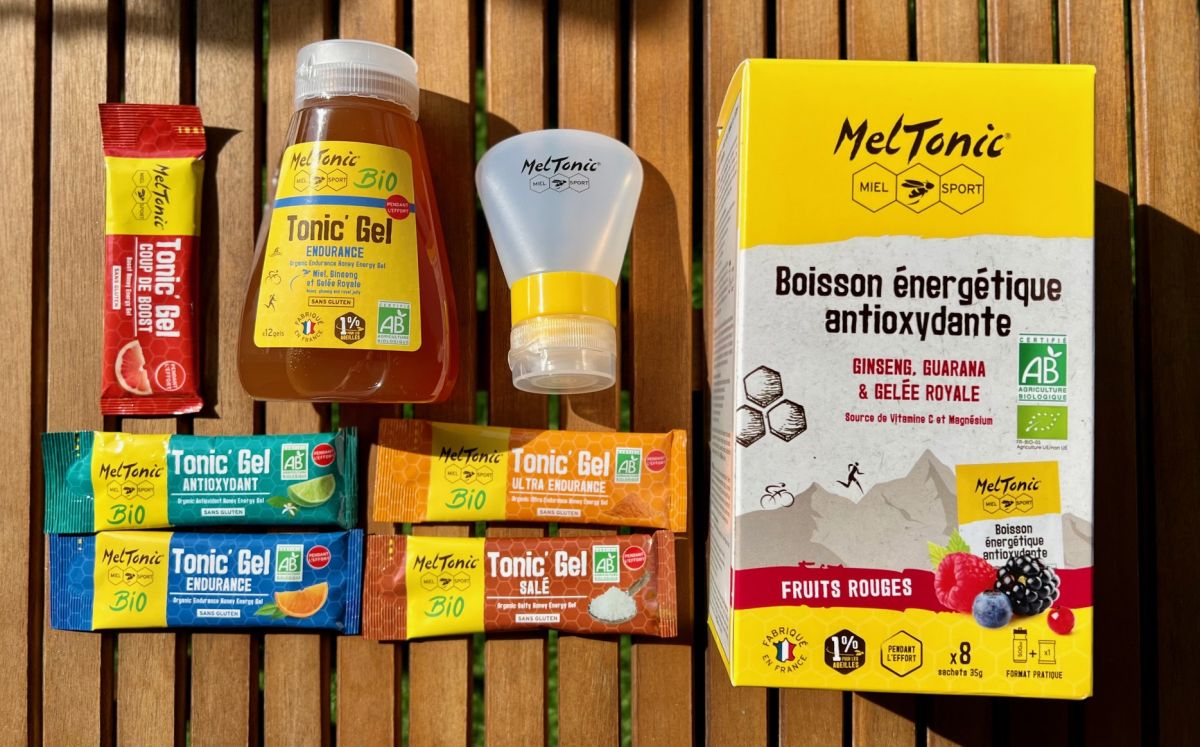 Gamme complète MelTonic - gels énergétiques français à base de miel