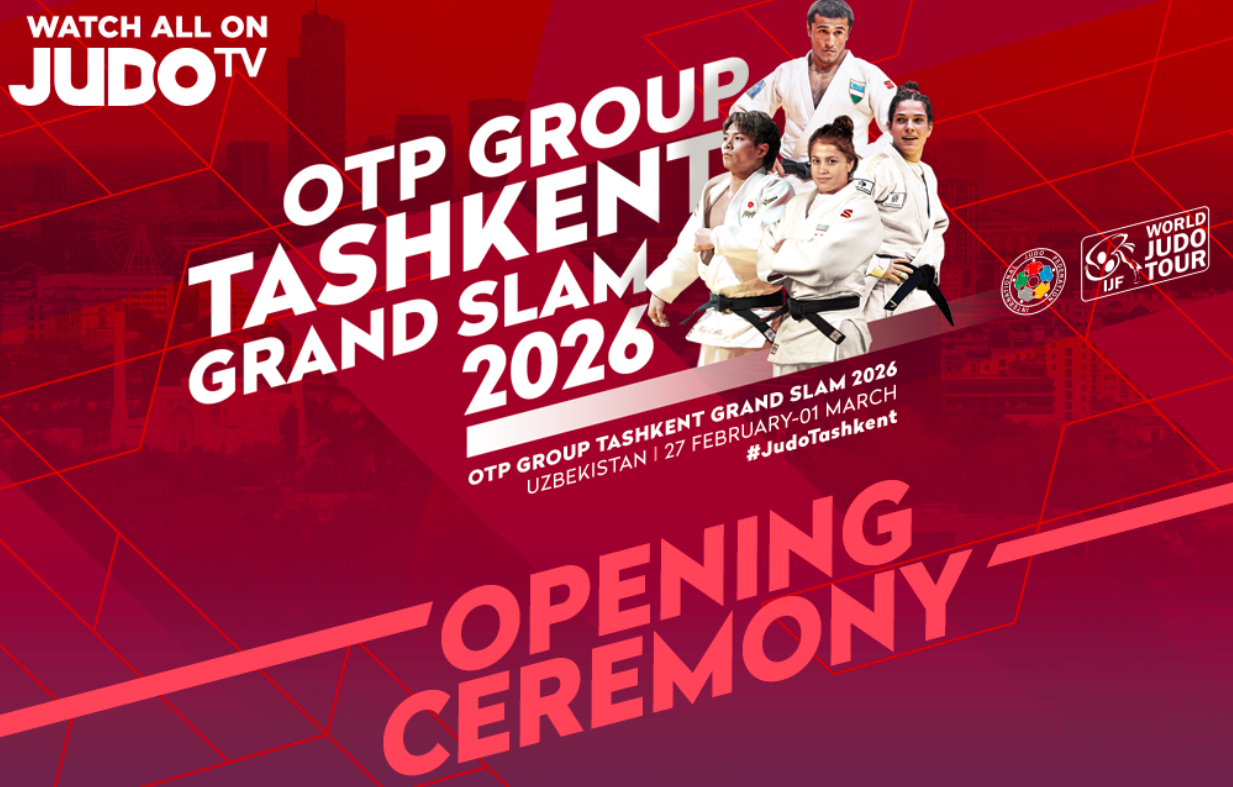 Affiche officielle Grand Slam de Tachkent 2026 - OTP Group Tashkent Grand Slam, Ouzbékistan, 27 février au 1er mars 2026