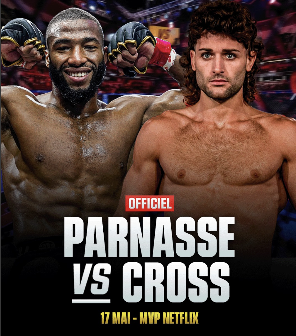 Salahdine Parnasse et Kenneth Cross face à face - combat MMA Netflix 2026